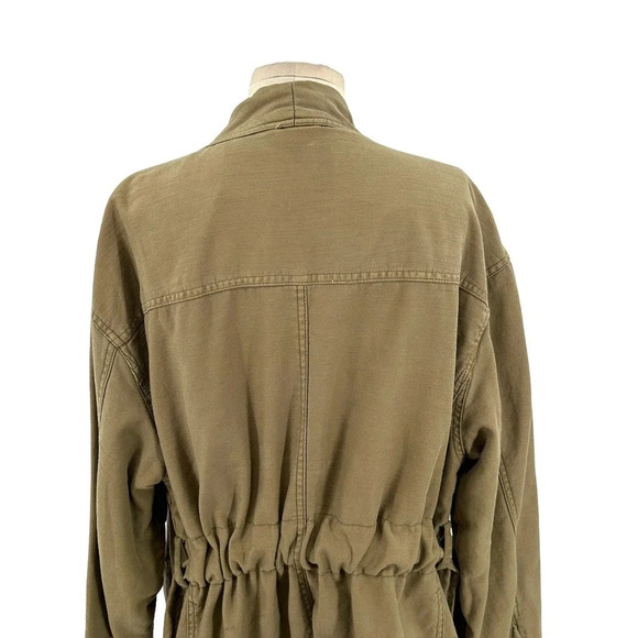 Free People In Our Nature Cargo Jacket in Olive Green Size‎ Small - Picture 10 of 14